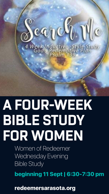 Women of Redeemer: a new Wednesday evening study begins