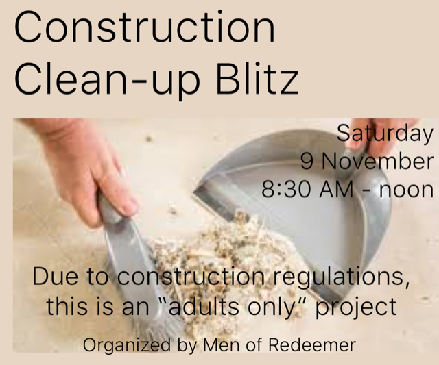 Construction Clean-Up Blitz