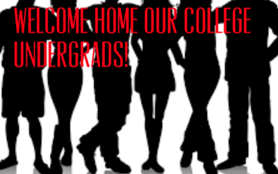 Welcome home, college undergrads!