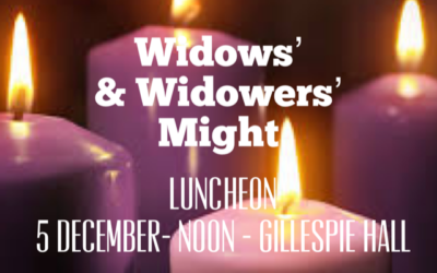 Our Widows’ & Widowers’ Might Gather