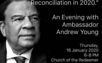 Ambassador Andrew Young at Redeemer tonight