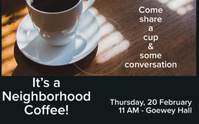 Redeemer Invites Neighbors and Friends to Share a Cup of Coffee