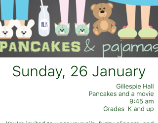 Pancakes and Pajamas!