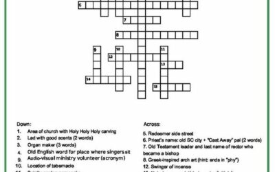 It’s No Joke: Redeemer CROSSWORD Puzzles Are Here (answer keys too!)