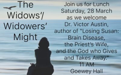 Widows’ and Widowers’ Might gathers to hear The Rev. Canon Victor Lee Austin, Ph.D