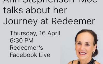 Ann Stephenson-Moe: Thursday at 6:30 PM on Facebook Live