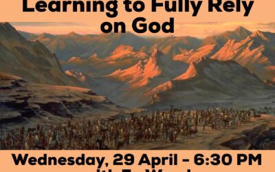 The Exodus: Learning to Fully Rely on God