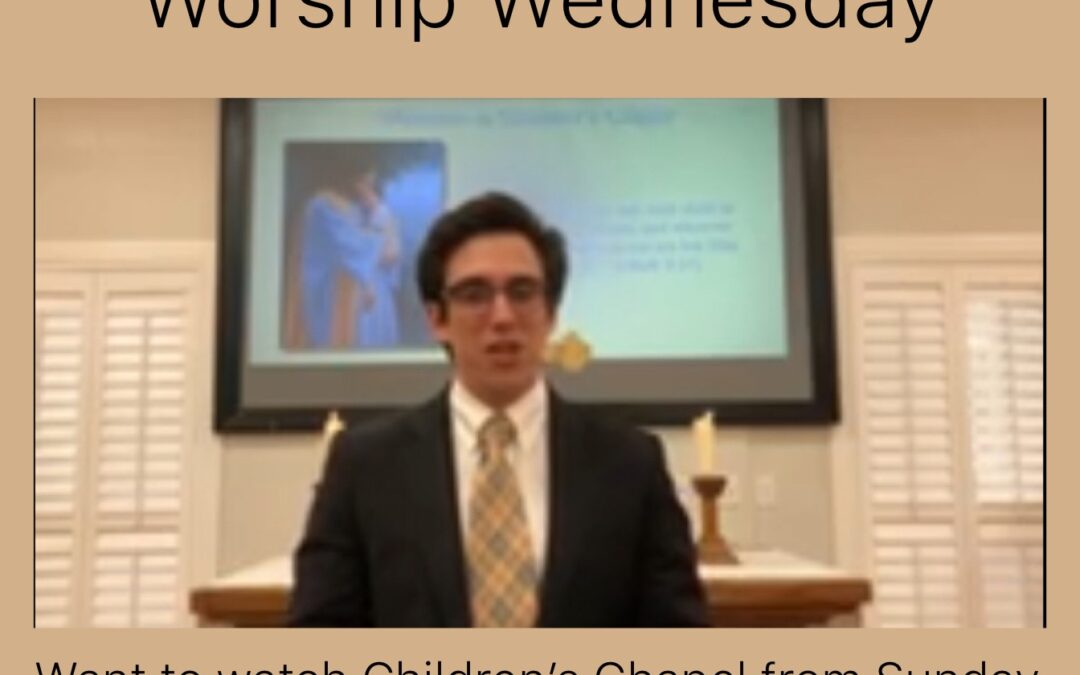 Families and Children: Worship Wednesday