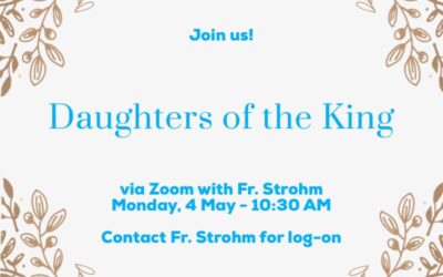 Daughters of the King Gathers via Zoom