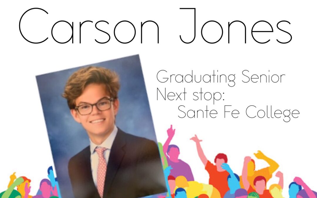 Celebrating Redeemer’s Graduating High School Seniors: Carson Jones