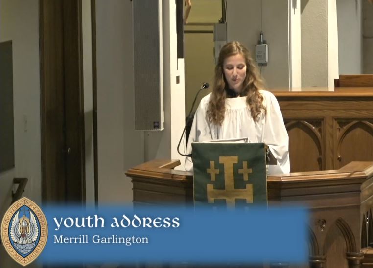 Youth Sunday 14 June 2020/Senior Address Merrill Garlington