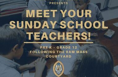 Redeemer’s Sunday School “Meet and Greet” this Sunday!